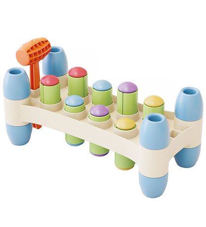Quercetti Pounding Bench - PlayEco+ - 34 Parts - 84120