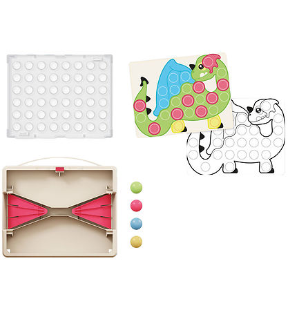 Quercetti Stick mosaic - Fantacolor Junior 3D - 58 Parts - 84190