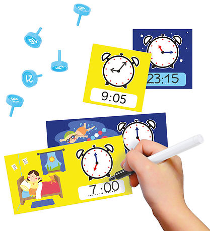 Quercetti Toy clock - Learn the Clock - Play Montessori - 0624