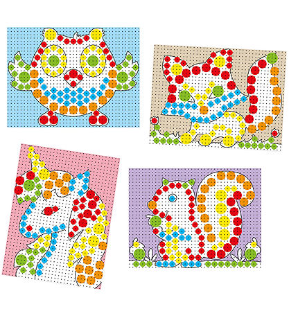 Quercetti Stick mósaík - Fantacolor - 150 Partar - 0920