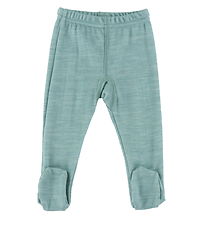 Joha Leggings - Uld/Bambus - Grøn