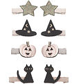 Mimi & Lula Hárspennur - 8 Stk. - 3,5 cm - Mini Ógnvekjandi Hall