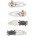 Mimi & Lula Hiusklipsit - 4 kpl - 5,5 cm - Pumpkin Spider Hei