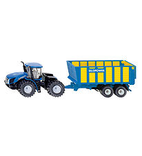 Siku Tractor w. Silage wagon - New Holland T9.560 - Blue
