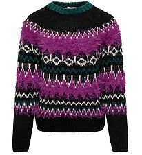 Kids Only Blússa - Prjónað - KogBria - Black/Clover/Bayberry