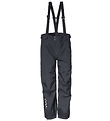 Isbjörn of Sweden Shell pants w. Suspenders - Hurricane - Black