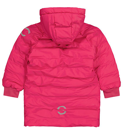 Mikk-Line Paddet Jacket - PU - Recycled - Fuchsia Red