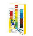 LEGO® Brevpapper Linjal - 30 cm - Bygg dig själv m. Figur