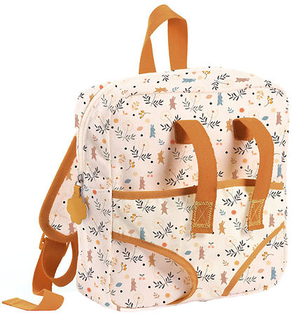 Djeco Rucksack m. Babytrage - Ocker