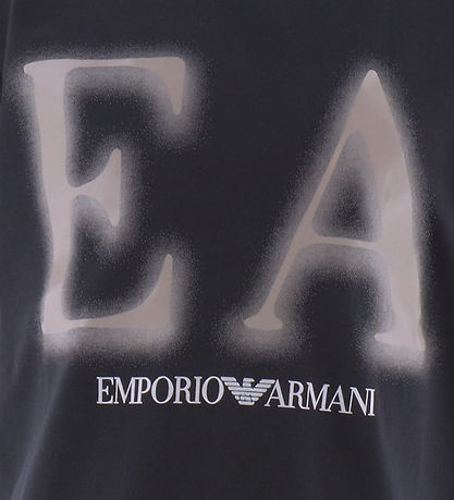 Emporio Armani 티셔츠 - 네이비/베이지 포함 프린트