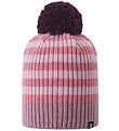 Reima Mössa - Ull/Akryl - Tipla - Grey Rosa m. Ränder