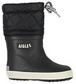 Aigle Thermo Boots - Giboulee 2 - Black w. White