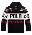 Polo Ralph Lauren Blússa - Prjónað - Holiday - Svart/Hvítur M. R