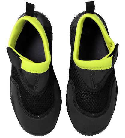 Arena Badeschuhe - Anthrazitgrau/Limettengrün