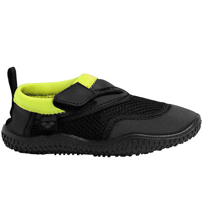 Arena Badeschuhe - Anthrazitgrau/Limettengrün