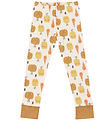 Katvig Leggings - White w. Pumpkin