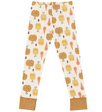 Katvig Leggings - Hvid m. Græskar