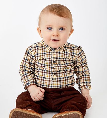 Hust and Claire Shirt Bodysuit l/s - Buoy - Teak