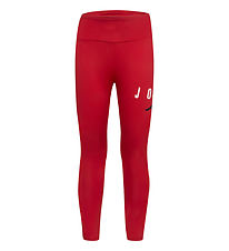 Jordan Leggings - Líkamsrækt Rauður M. Lógó