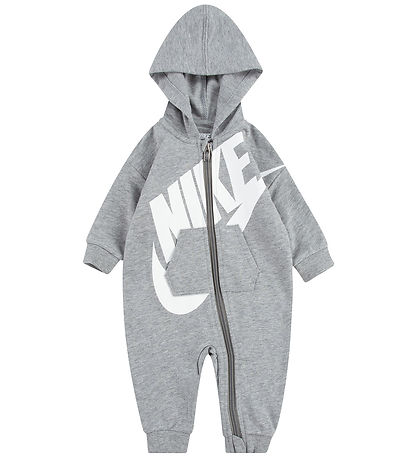 Nike Jumpsuit - Grey Melange w. White