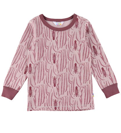 Joha Tröja - Ull/Bomull - Rosa/Zebra