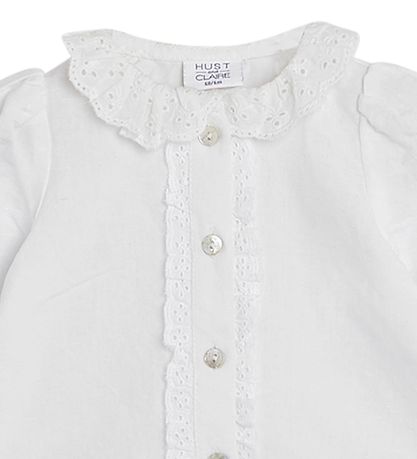 Hust and Claire Romper l/s - Birla - Wit