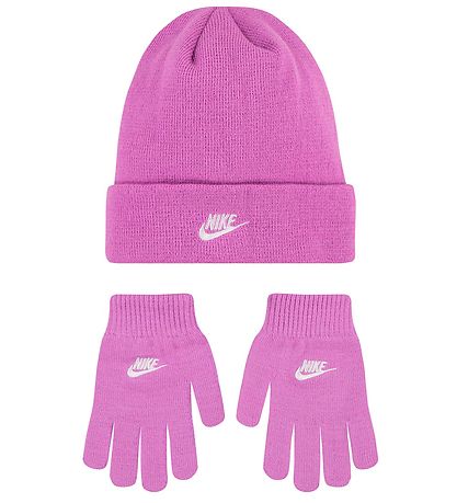 Nike Beanie/Gloves - Knitted - Playful Pink