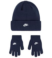 Nike Beanie/Gloves - Knitted - Obsidian