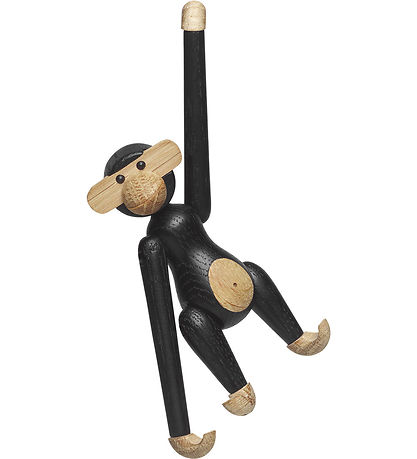 Kay Bojesen Wooden figure - Monkey - 10 cm - Mini - Dark Stained