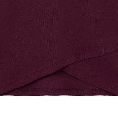 LMTD Blouse - Crop/Wrap - Rib - NlfDida - Grape White