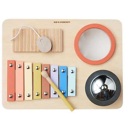 Kids Concept Music-Table - Wood - 4 Instruments