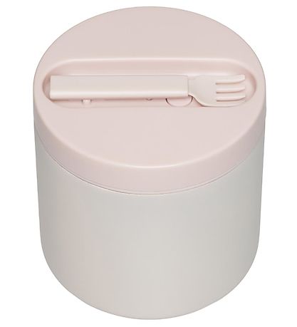 Design Letters Lunchbox w. Fork - Thermal - Large - Pastel Beige