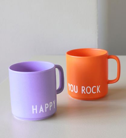 Design Letters Mug - Favourite - Orange w. You Rock