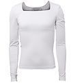 Hound Blússa L/æ - Basic Efst - White