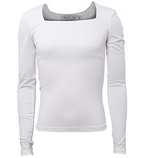 Hound Blússa L/æ - Basic Efst - White