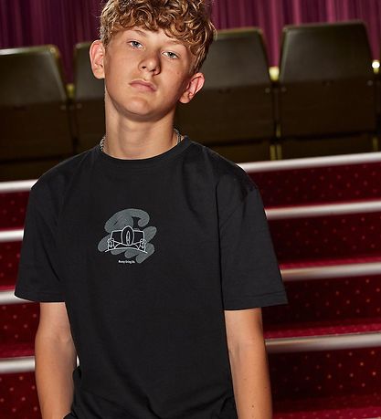 Hound T-shirt - Black w. Print