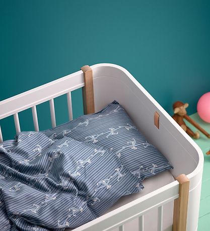 Kay Bojesen Bedding - Baby - Blue w. Monkeys