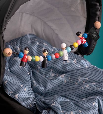 Kay Bojesen Bedding - Baby - Blue w. Monkeys