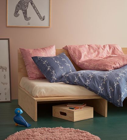 Kay Bojesen Bedding - Junior - Pink w. Monkeys