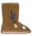 EMU Australia Teddyboots - Chestnut m. Hert