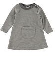 Joha Dress - Wool - Grey/White