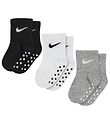 Nike Socks - 3-Pack - Black/White/Grey Melange