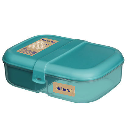 Sistema Lunchbox w. Water Bottle - 1.1 L/480 mL - Teal Stone