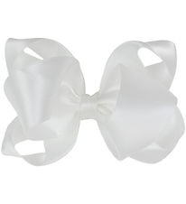 Little Wonders Bow Hair Clip - 5 cm - White