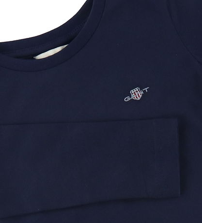 GANT Blouse - Shield - Evening Blue