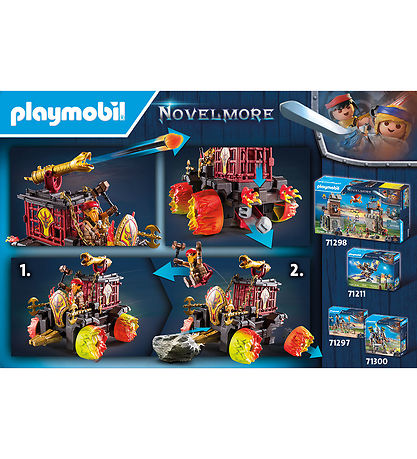 - Burnham Raiders Ildka... Playmobil Novelmore - 71299 - 46 Part
