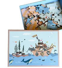 Vissevasse Puzzlespiel - 30x40 cm - 42 Teile - Noah Blätter