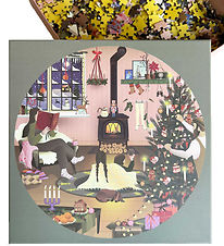 Vissevasse Puzzlespiel - 65x65 cm -1000 Teile - Wundervoller Chr