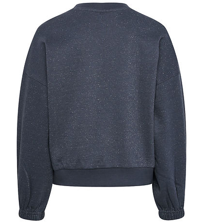 Hummel Sweatshirt - hmlGizela - Ombre Blue w. Glitter