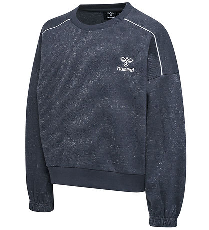 Hummel Sweatshirt - hmlGizela - Ombre Blue w. Glitter